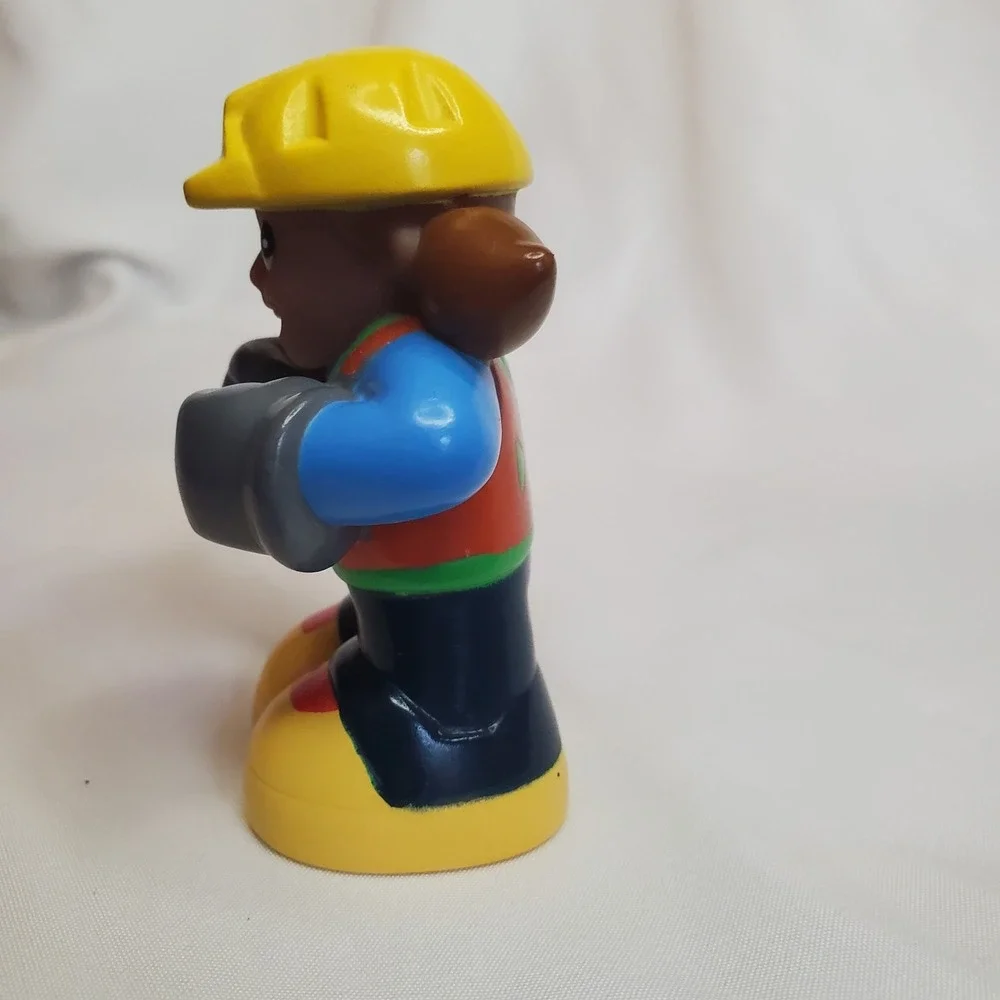 Little Tikes GIRL WOMAN Construction Worker Small Action‎ Figures 3
